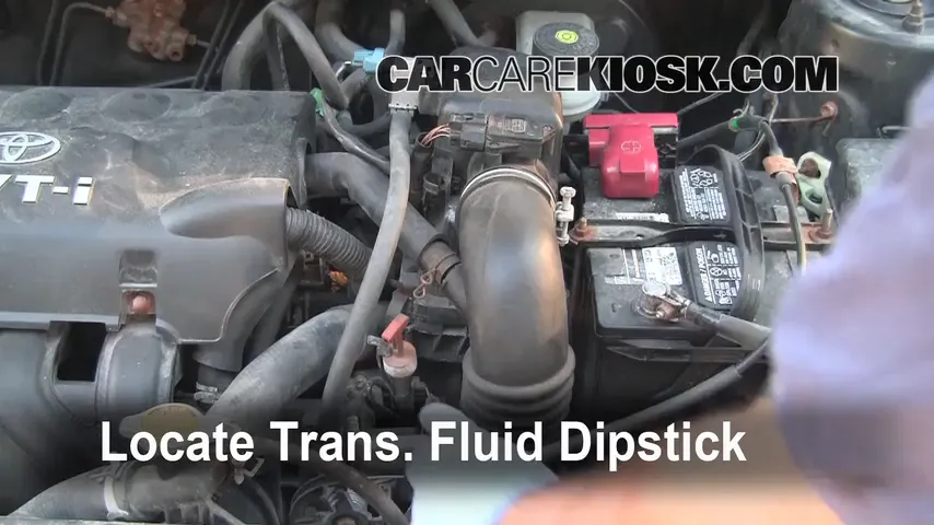 2001 Toyota Echo 1.5L 4 Cyl. (4 Door) Transmission Fluid Check Fluid Level